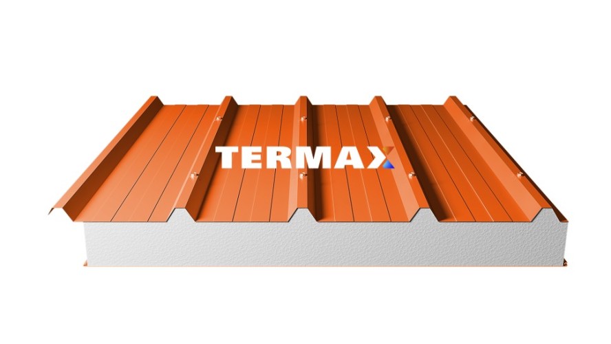 Кровельные сэндвич-панели ППС 80 мм