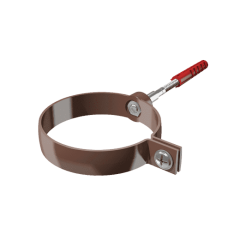 Хомут трубы Verat 125/82 коричневый металлический L=140мм