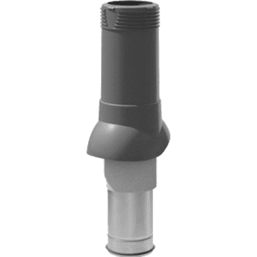 Вентиляционный выход изолированный Технониколь D125/160 мм H=700 мм серый