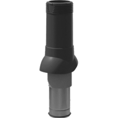 Вентиляционный выход изолированный Технониколь D125/160 мм H=700 мм черный