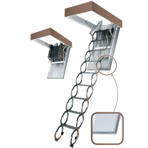 FAKRO Лестница ножничная металлическая 70*110 LSF-300