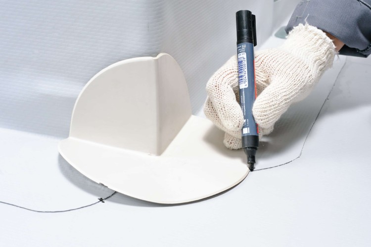 Внешний угол ПВХ шт