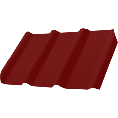 Фиброчерепица Decover 40/300 870x980x5,8 мм рубин